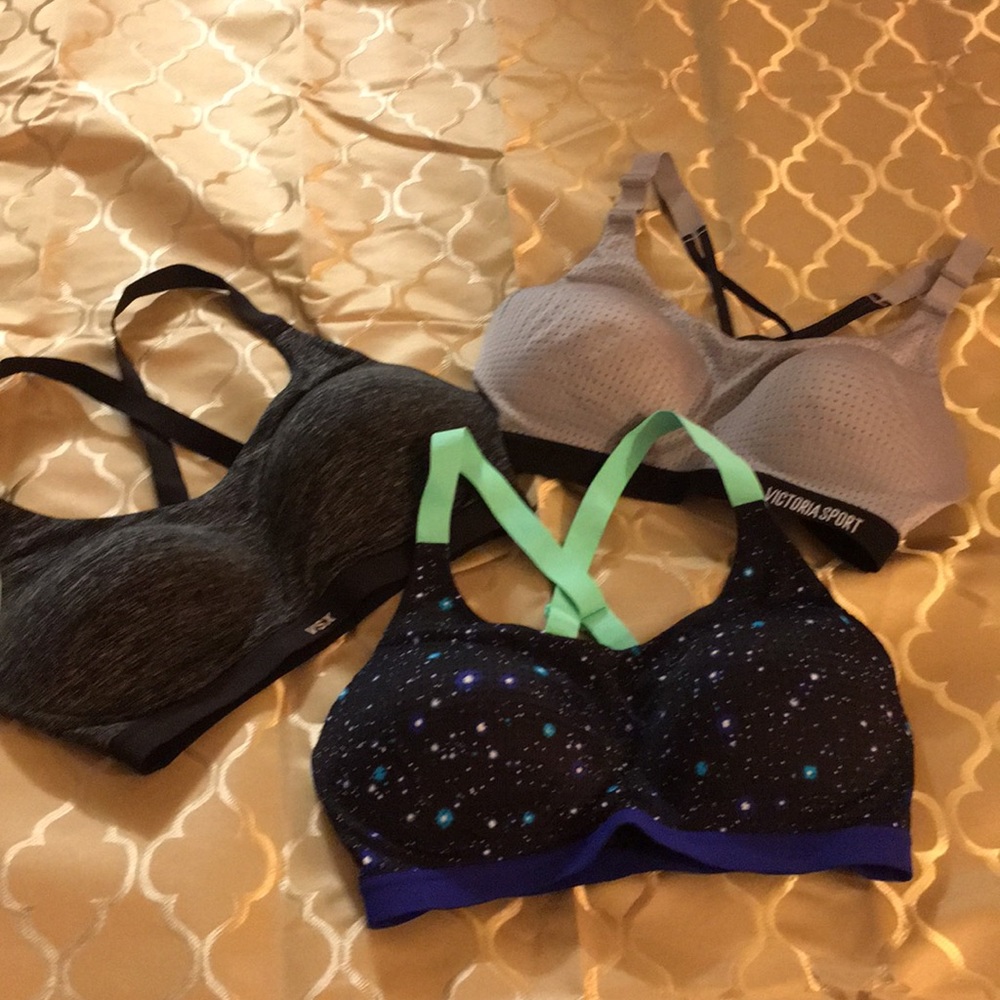 Lot of 3 NWOT Victoria Secret Sports Bra 34DD